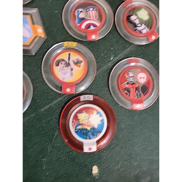 Disney Infinity Power Disc Lot 2.0 3.0 Star Wars super Heroes etc.. Lot - Picture 5 of 7